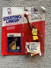 Kareem Abdul-Jabbar LA Lakers 1988 Kenner Starting Lineup SL1 Sealed On Card