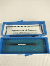 Deltronic .1670 Gage Pin Class X With Certification of Accuracy
