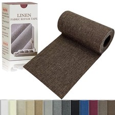 Linen Repair Tape 4x70 Inch Self-Adhesive Couch Patch Repair Fabric Patch for...