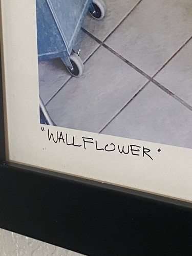 KAREN and TONY BARONE FINE ART PRINT "WALLFLOWER" 1/10 2008 EXCELLENT - Picture 9 of 11
