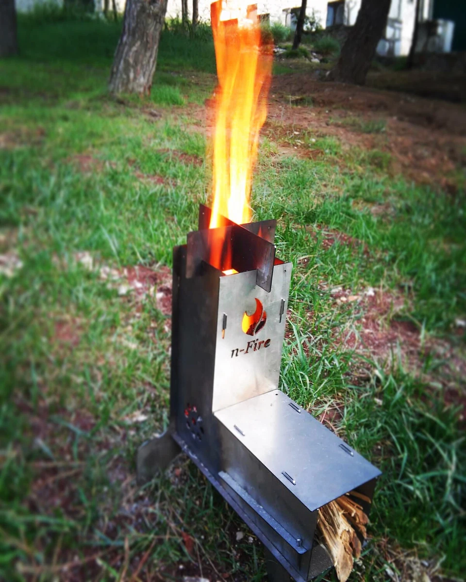 Outdoor Camping | n-Fire Rocket Stove Compact Portable and Foldable | eBay