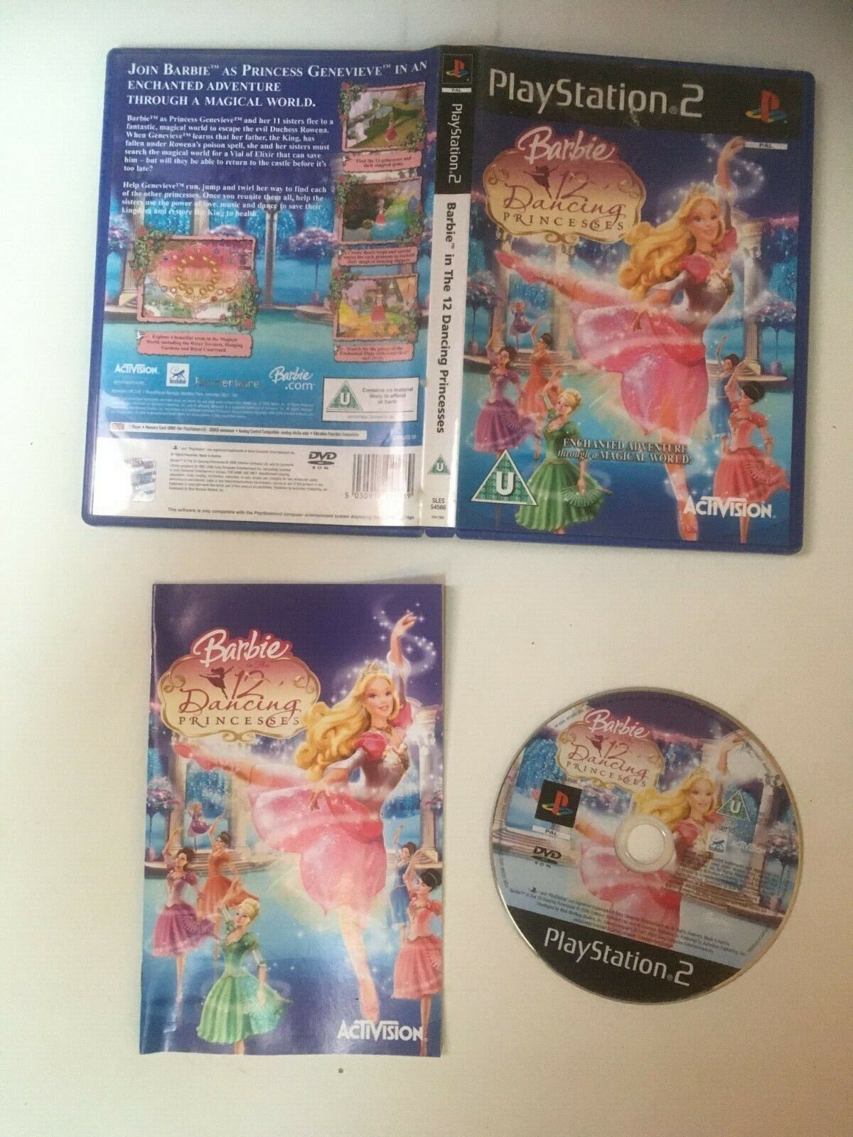 Barbie: 12 Dancing Princesses (scratch & dent) PS2 Playstation 2 Game