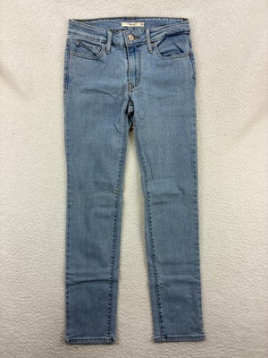 Levi s 712 Slim Jeans Women s Size 26 Light Wash Mid Rise Stretch Denim W26 L30