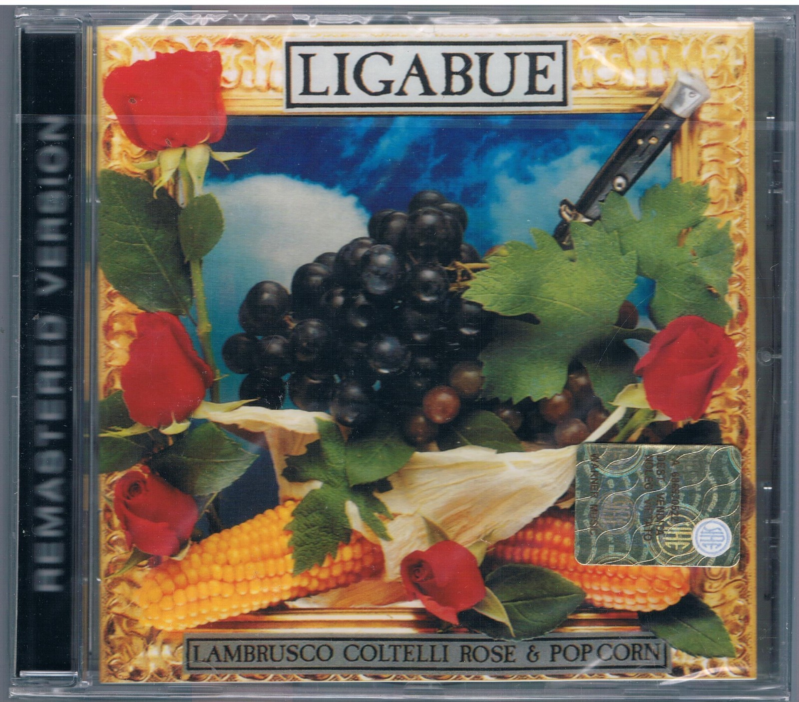 LIGABUE LAMBRUSCO COLTELLI ROSE & POP CORN REMASTERED VERSION CD SIGILLATO!!!