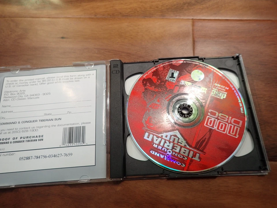 Command and Conquer Tiberian Sun (PC CD) Case and game - Image 3 of 4