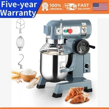 🍕🍊10Qt/15Qt Food Mixer Commercial Stand Mixer with Tainless Steel Bowl 3 Speed