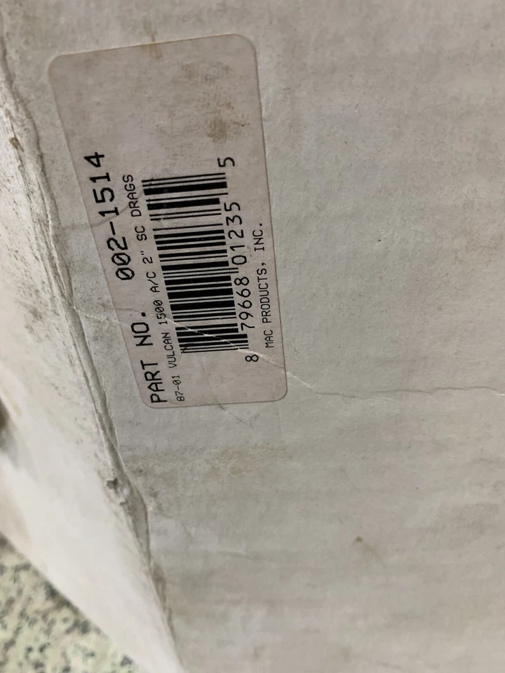 Mac Products 002-1514 2:2 2 In Slash Cut Drag Pipe VN1500 Vulcan 87-97 Rare Find - Image 3 of 3
