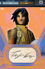 Topps Star Wars Card Trader Rebels Signature Chase Ezra Bridger - Rare