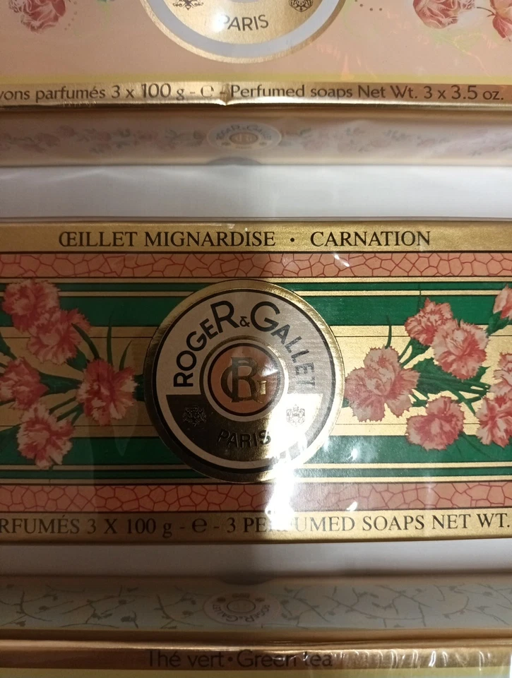ROGER&GALLET PARIS LUXUS SEIFE SOAP SAVON PARFUMES SEIFE  NEU 3X - Bild 4 von 4