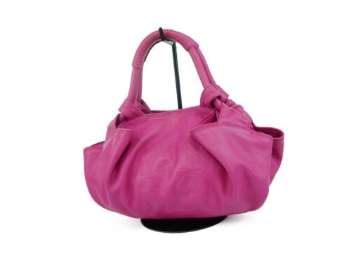 LOEWE Anagram Nappa Aire Pink Hand Bag - Afbeelding 1 van 16