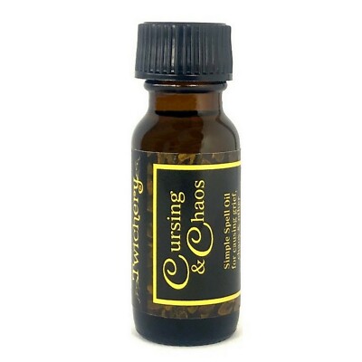 CURSING & CHAOS OIL Protection Defense Jinxes Hexes Black Arts Vengeance Hoodoo