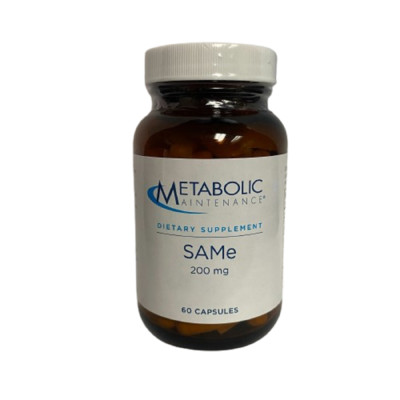 Metabolic Maintenance SAMe 200 Milligrams 60 Capsules