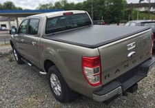 Tri Folding Soft Tonneau Cover Bed Canopy For Ford Ranger 2006 - 2012 Non Drill