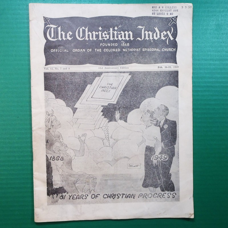 1950 Christian Index Official Organ of the Colored Methodist Episcopal Church m4