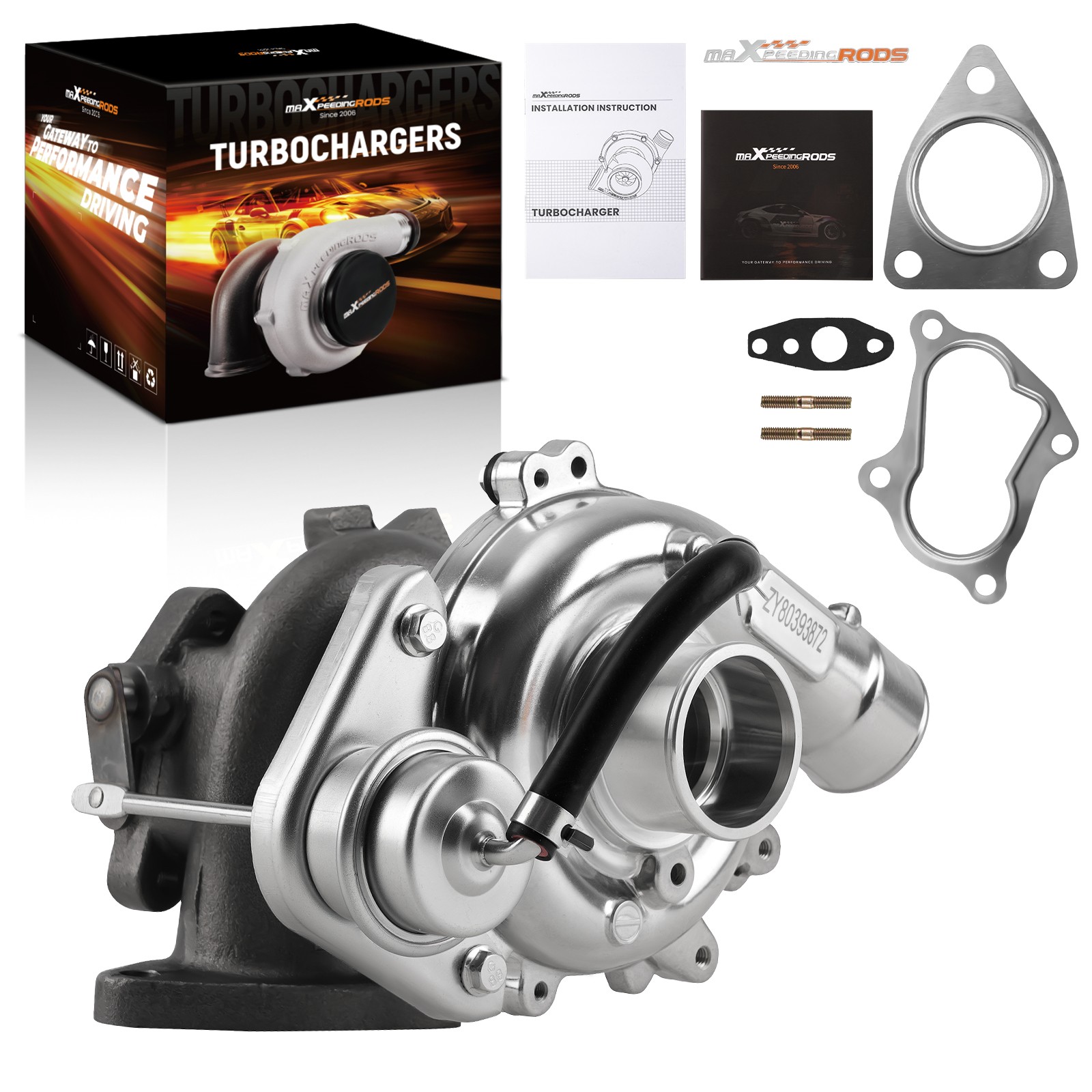 Turbocompresseur 17201-30030 en acier forgé pour moteur Toyota 2.5 D4D 2KD-FTV