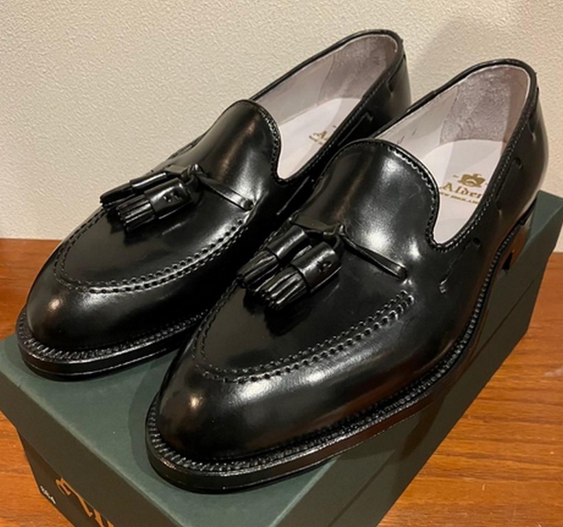 Alden 664 Black Shell Cordovan Tassel Loafer