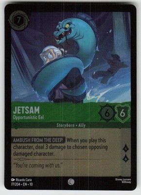 GGC - 12 Cold Foil Jetsam - Opportunistic Eel 77/204 Common Whispers in the Well