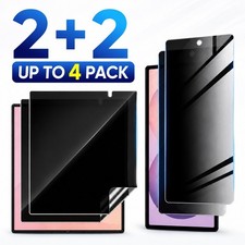 For Galaxy Z Fold 8 Ultra 7 6 5 Tempered Glass Anti Spy Privacy Screen Protector