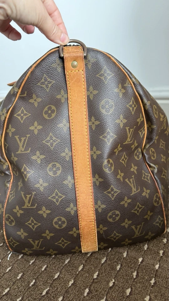 Louis Vuitton Keepall Bandoulière 60 M41412 Monogram Canvas Travel Duffle Bag, photo 4 of 5