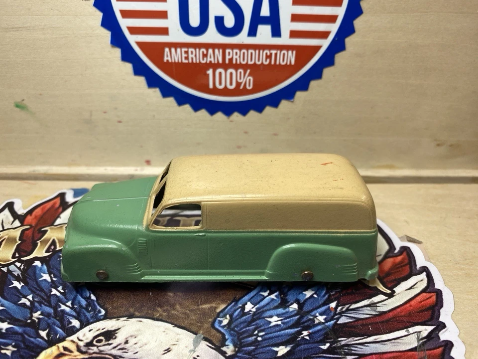 Panel Chevy Tootsietoys 100 % original 50 4 pulgadas circa 1950-1953 casi nuevo dos tonos Foto 3 de 4