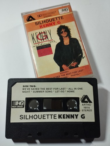 PHILIPPINES Kenny G "Silhouette". Sticker labels on cassette. Octoarts Records