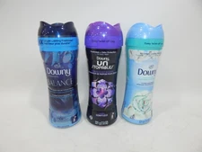 New Lot 3 Downy Unstopables Laundry Scent Booster Beads Balance Rain Lush 7.8oz