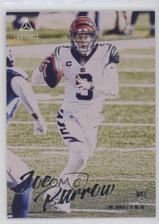 2020 Panini Chronicles Luminance Update Rookies Joe Burrow #201 RC