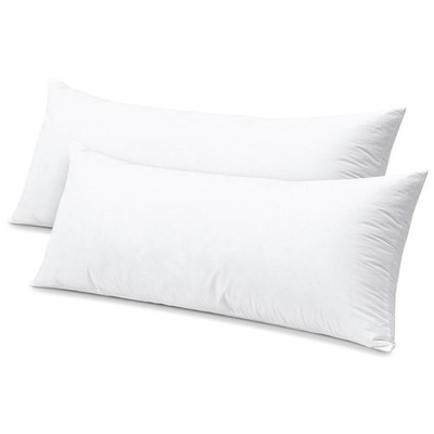 Artscope Synthetic Down Lumbar Pillow Insert, 14x36 Down Alternative Throw Pi...