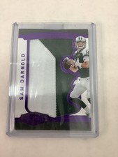 2018 Panini Plates & Patches Full Coverage Purple 9/15 Sam Darnold #FC-SD