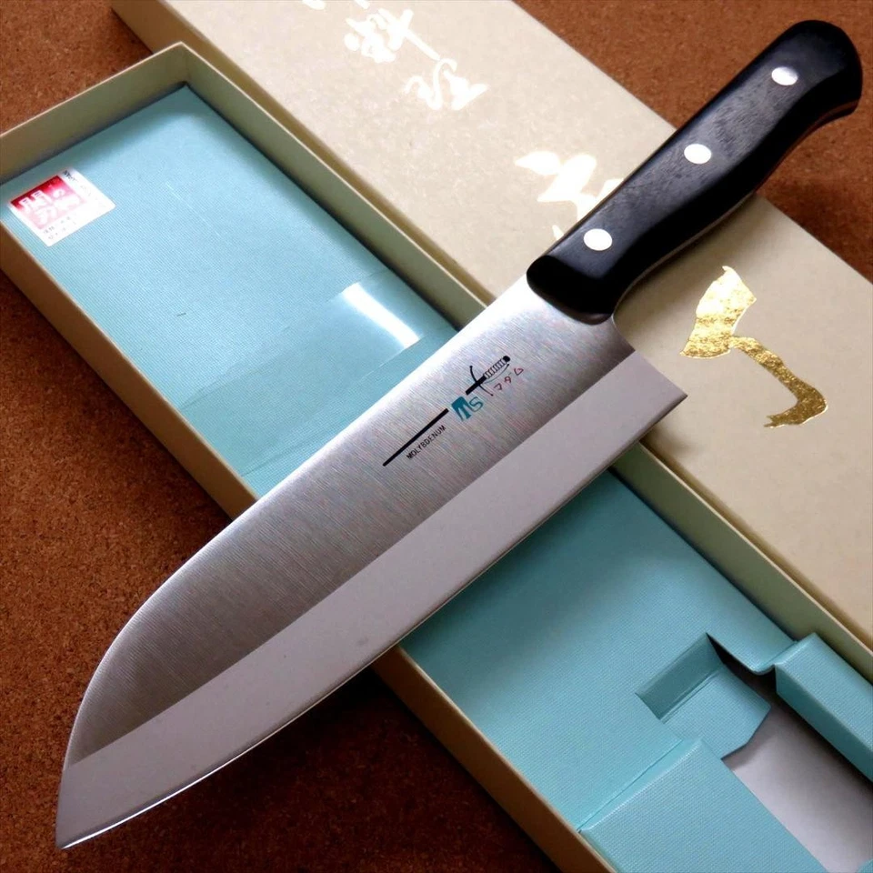Cuchillo TS Madame Suji Santoku 170mm AUS-8 Cromo Molibdeno Acero Japón - Imagen 2 de 4