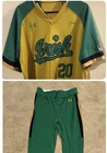 2019 USED TEAM ISSUED GAME WORN NOTRE DAME BASEBALL UNDER ARMOUR JERSEY & PANTS