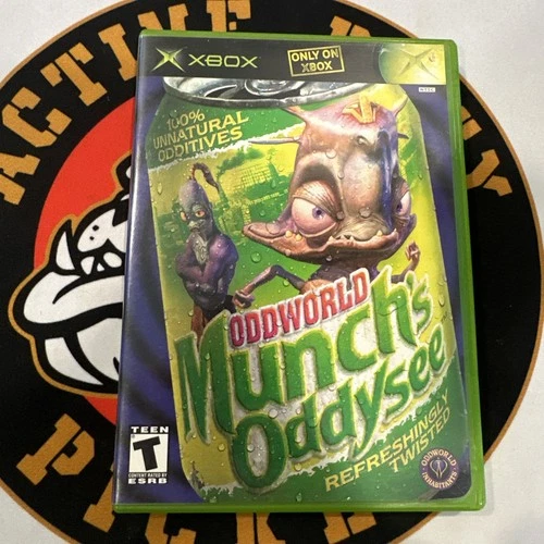 Oddworld: Munch's Oddysee (Microsoft Xbox, 2001) Complete and Tested