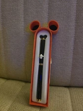 Vintage Disney Mickey Mouse Colibri Ballpoint Pen w/ Mickey Mouse Ears Case