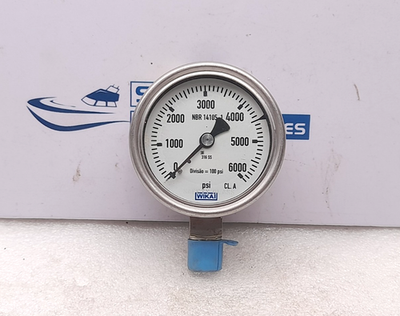#ad Wika NBR 14105 1 Pressure Gauge 0 6000PSI $118.75