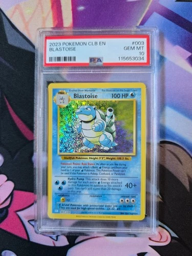 Pokemon Blastoise CLB 003 Trading Card Game Classic PSA 10 *LOW POP*