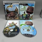 Little Big Planet 1 & 2 Lot Of 2 Playstation 3 PS3 CIB Complete Manuals Tested