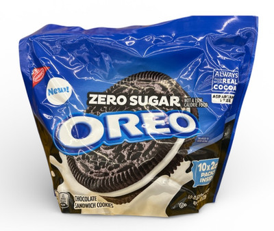Nabisco Oreo Zero Sugar Chocolate Sandwich Cookies 8 oz