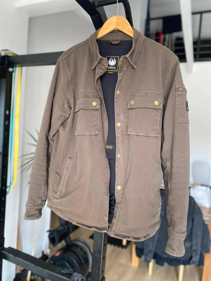 Merlin Brody D3O einlagiges Motorrad Hemd Biker, Größe L wie NEU o. Protektoren  - Bild 2 von 3