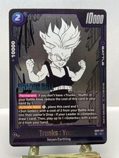 TRUNKS : YOUTH SB02-027 C MANGA BOOSTER 02 DRAGON BALL SUPER HOLO