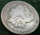 1900-O Morgan Silver Dollar, Better Date, Good Condition, 90% Silver