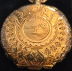 Elgin Full Hunter Solid Gold  Pocket Watch White Roman Dial Manual Mvmt