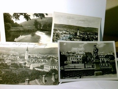 Niederösterreich. Langenlois. Konvolut 4 x Alte Ansichtskarte / Postkarte s/w, u