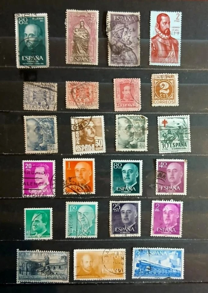 A Stamp Collection From Spain - Free Shipping Worldwide - Image 3 of 4