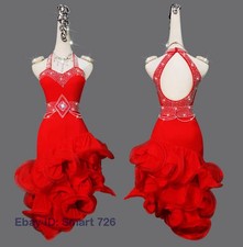 Latin Dance Professional Dress Competition Clothing Women Dresses Children Skirt