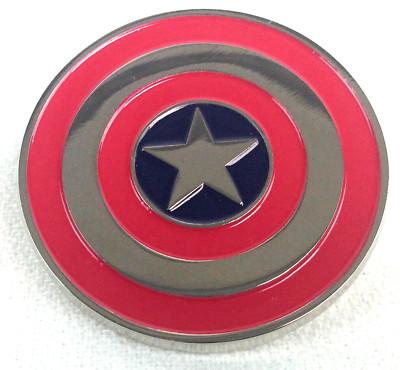 CAPTAIN AMERICA's Shield Marvel Movie Series - Enamel Pin - Red/Blue ...