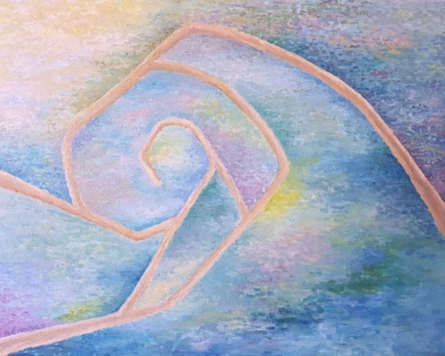 Sea sky fantasy Oil abstrakt öl gemälde surrealism original monet salvador dali - Bild 1 von 4