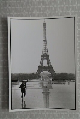 Paris - Der Eiffelturm, 1964 s/w Kunstfoto - Postkarte