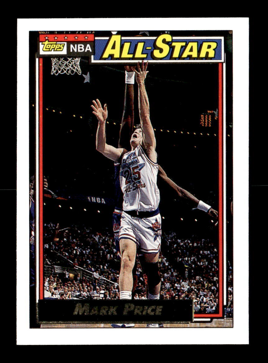 1992-93 Topps #113 Mark Price Cleveland Cavaliers BASKETBALL