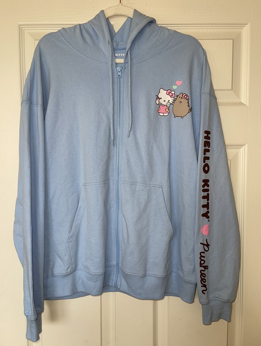 Hello Kitty x Pusheen Sanrio Full Zip Hoodie Women's XL | eBay