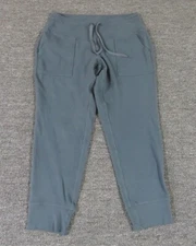 RBX Joggers Womens Medium Green Pull On Pockets Logo Activewear